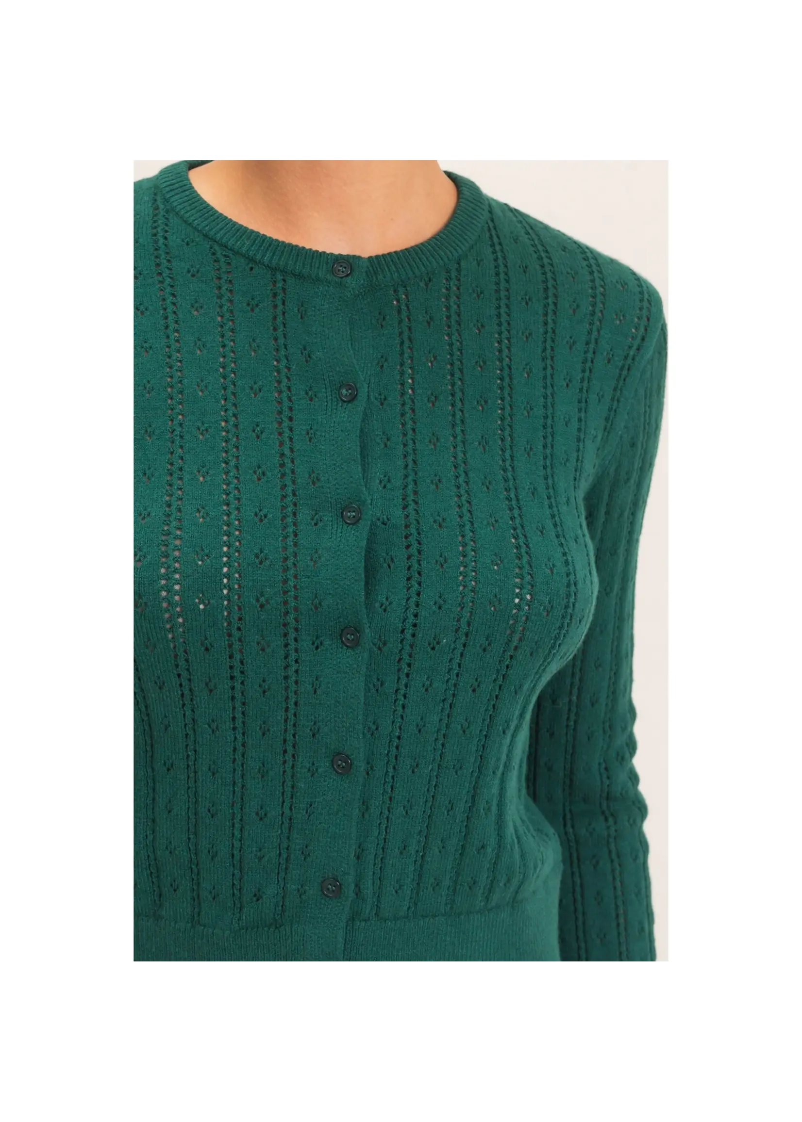 HYFVE Pointelle Button-Down Cardigan - DZ26E302