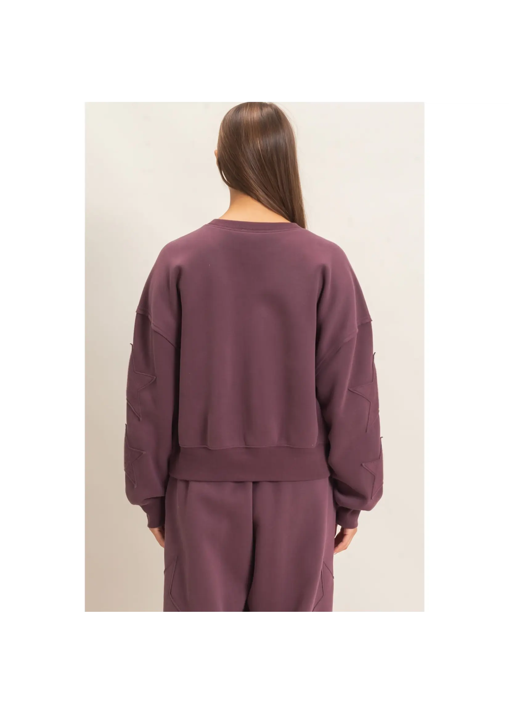 HYFVE Star Patch Sleeve Sweatshirt - DZ26E888