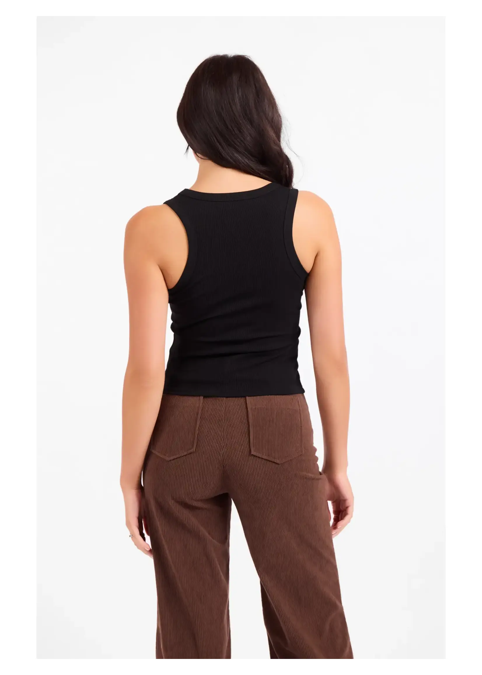 Sadie & Sage Ruby Studded Knit Tank - AJ3215