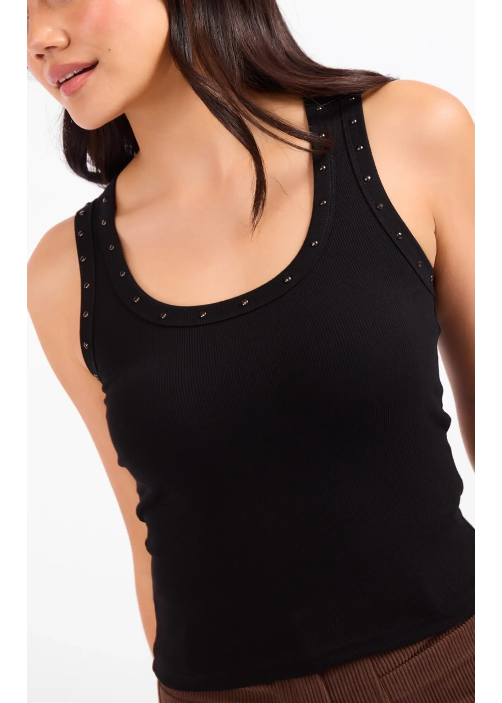 Sadie & Sage Ruby Studded Knit Tank - AJ3215