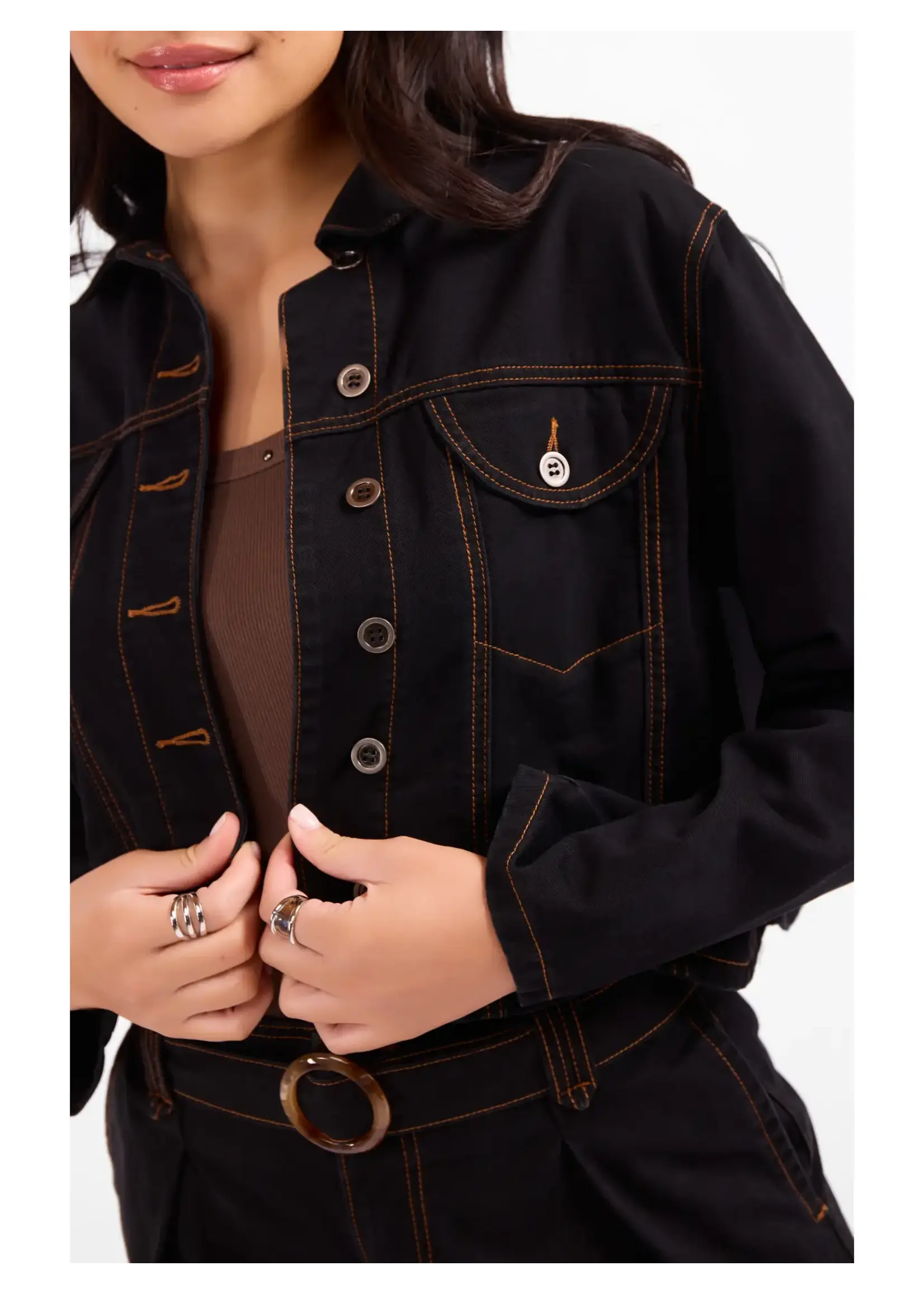 Sadie & Sage Stormy Denim Jacket - AJ3805