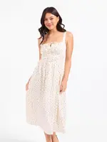 Sadie & Sage Letters Home Polka Dot Midi Dress - AJ3315