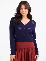 Sadie & Sage Esme Embroidered Horse Cardigan - AJ3436