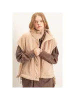 HYFVE Sherpa Vest with Snap Closure - HF26F131-D
