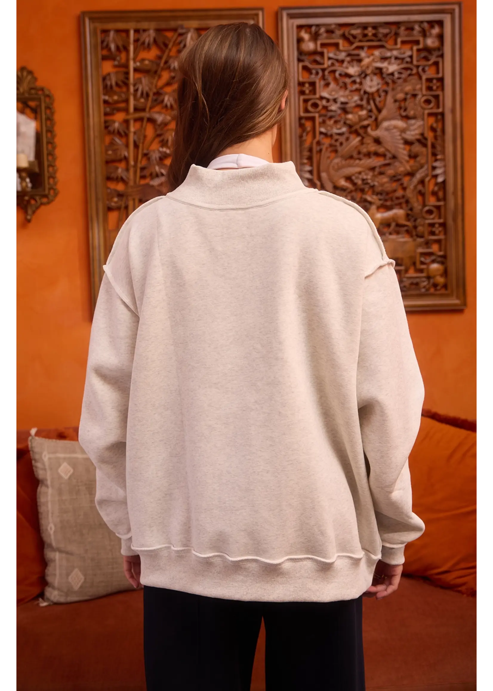 Bucketlist Mallard Mockneck Sweatshirt - IT2594E