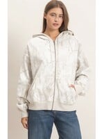 HYFVE Tree Camouflage Zip-Up Hoodie - DZ26E291