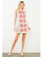 THML Sleeveless Floral Pattern Dress - TDM1092