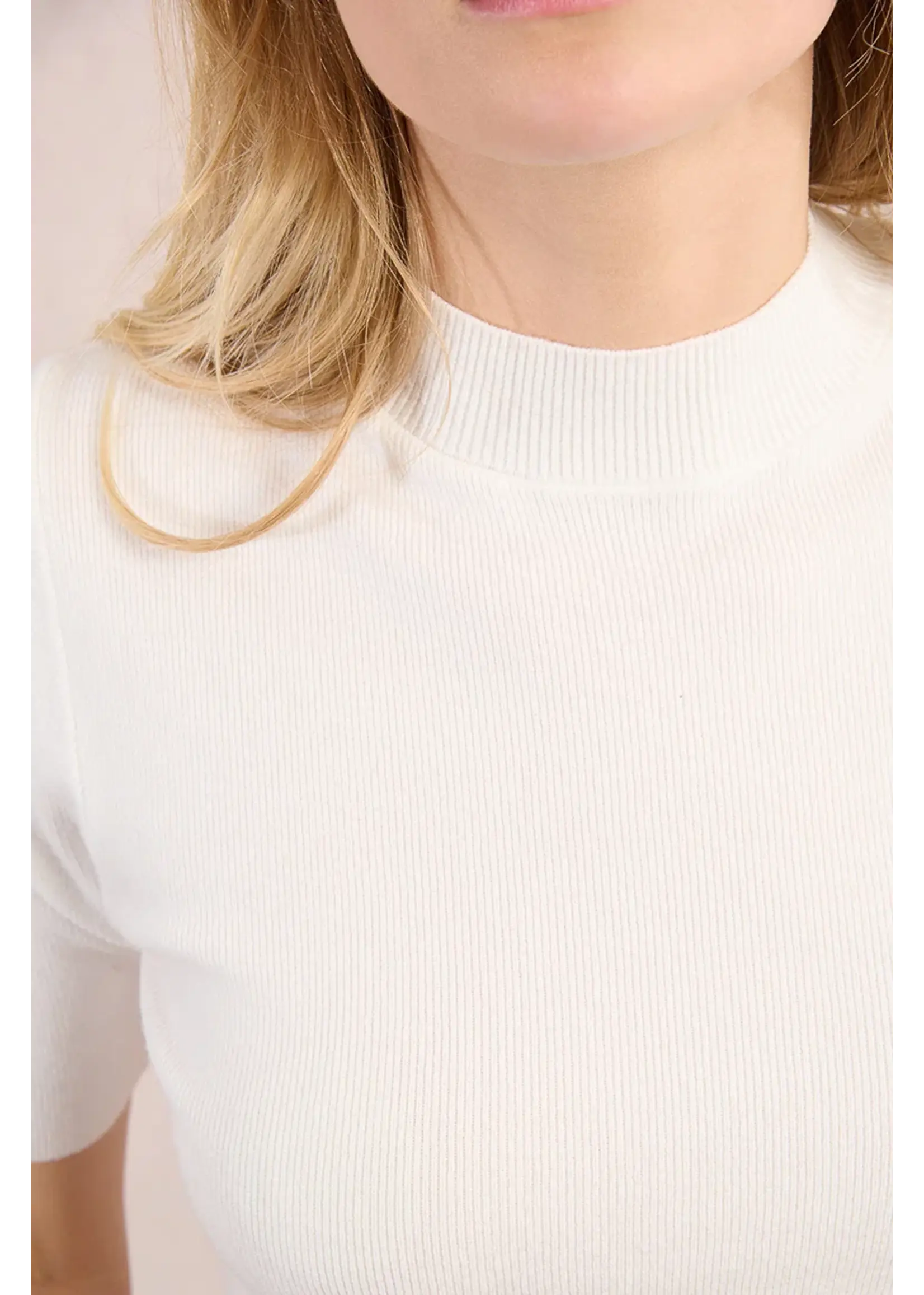 Molly Bracken Short Sleeve Knitted Sweater - E1465EN