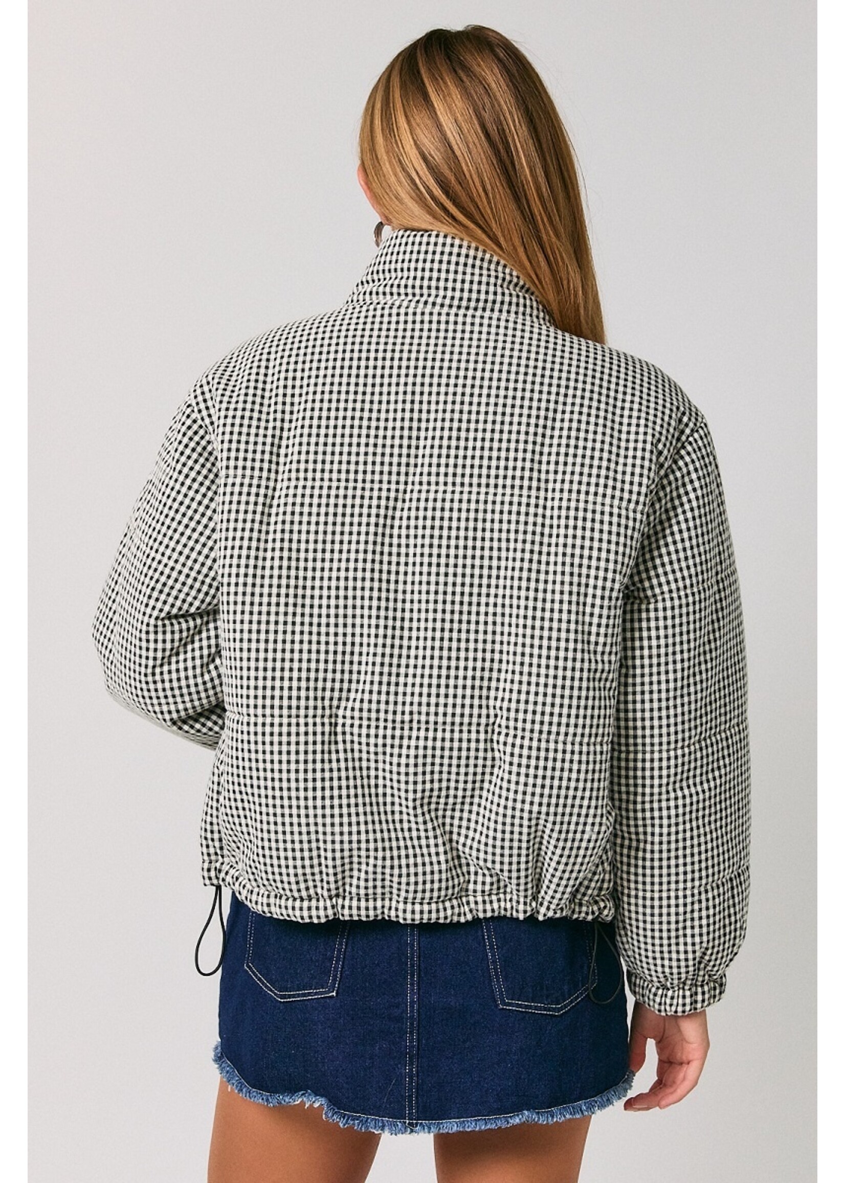 Le Lis Gingham Puffer Jacket - PJ6859