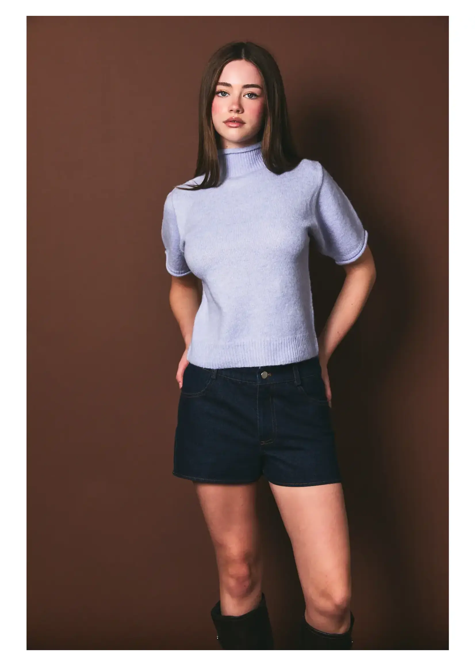 Le Lis Soft Knit Short Sleeve Top - PWT7421
