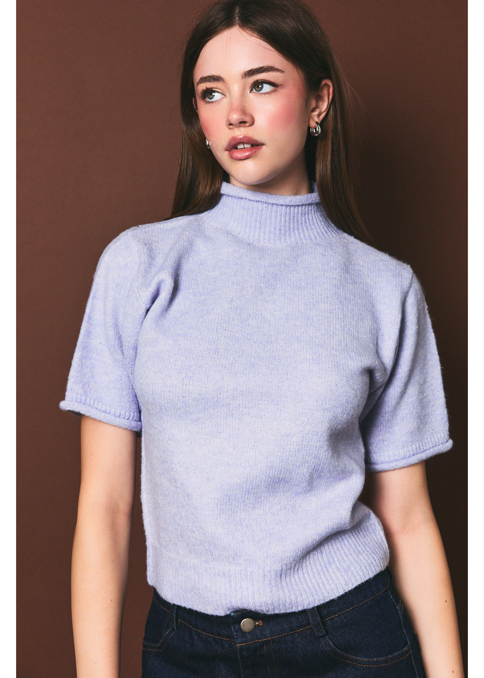 Le Lis Soft Knit Short Sleeve Top - PWT7421