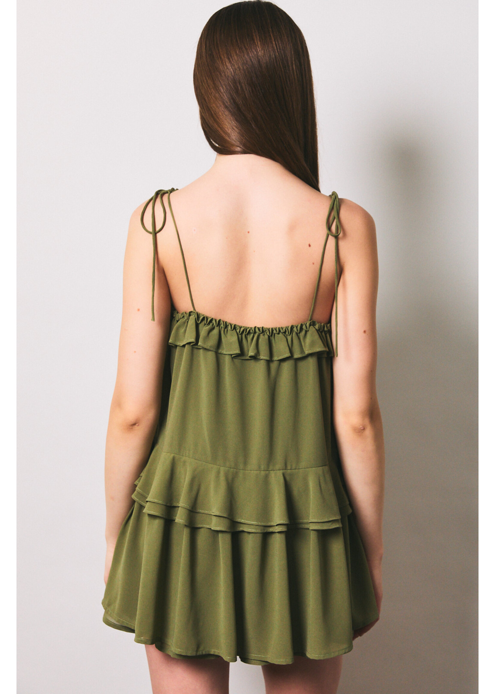 Le Lis Ruffle Flare Romper - SM3184