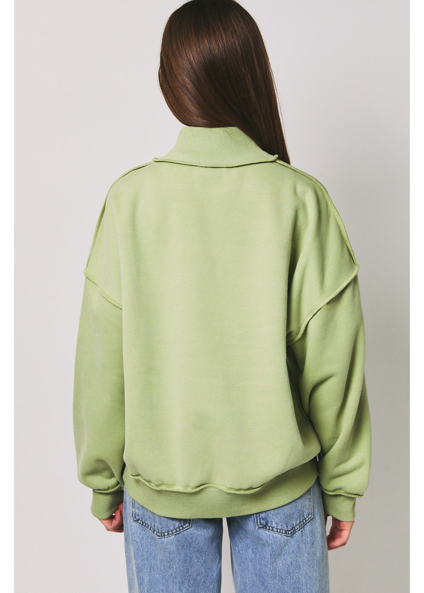 Le Lis Matcha Graphic Mockneck - IT6798-2