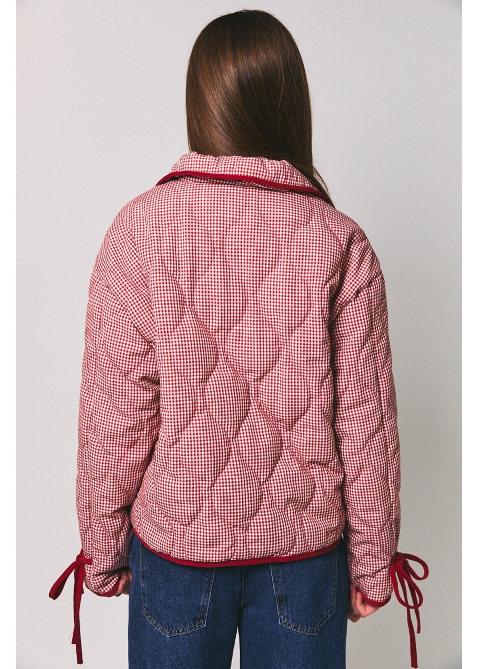 Le Lis Gingham Quilted Jacket - PJ7387