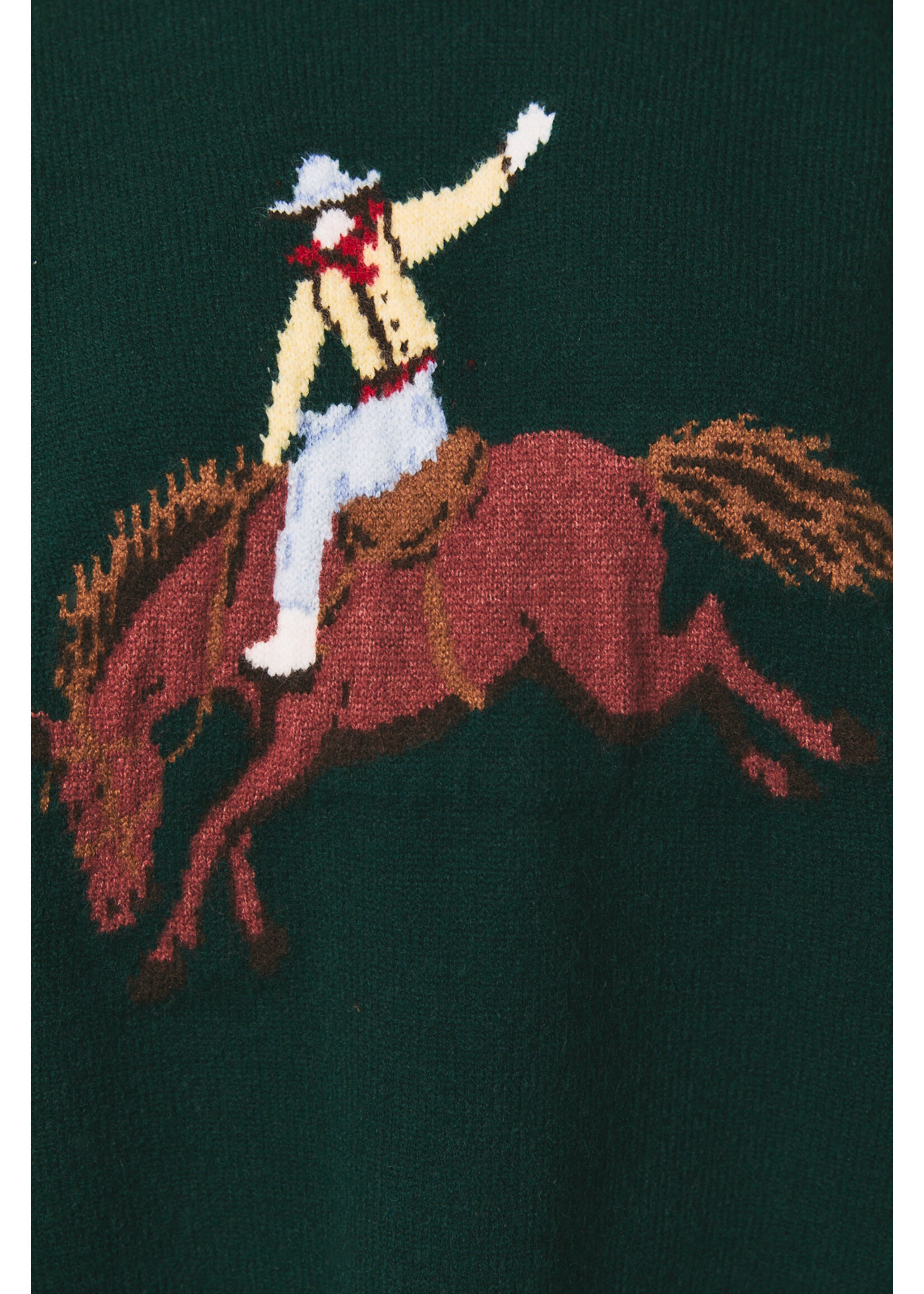 Le Lis Cowboy Graphic Oversized Sweater - IWT6701