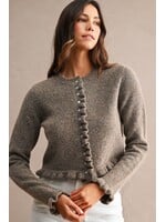 Mable Ruffled Long Sleeve Cardigan - MT2682