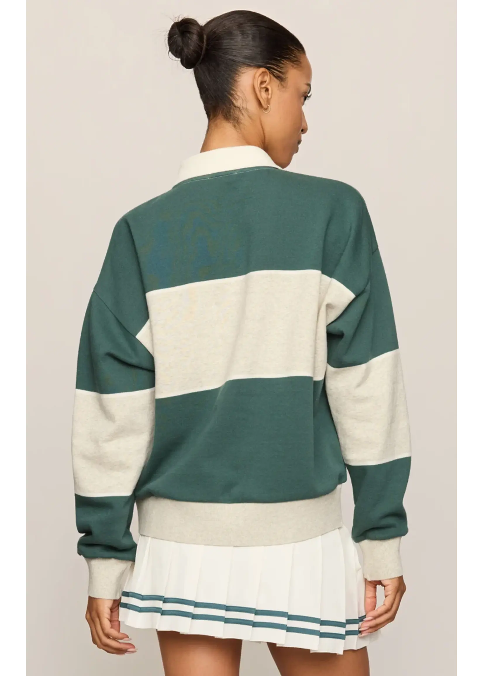 Z Supply Study Break Polo Sweatshirt - ZVT263605S