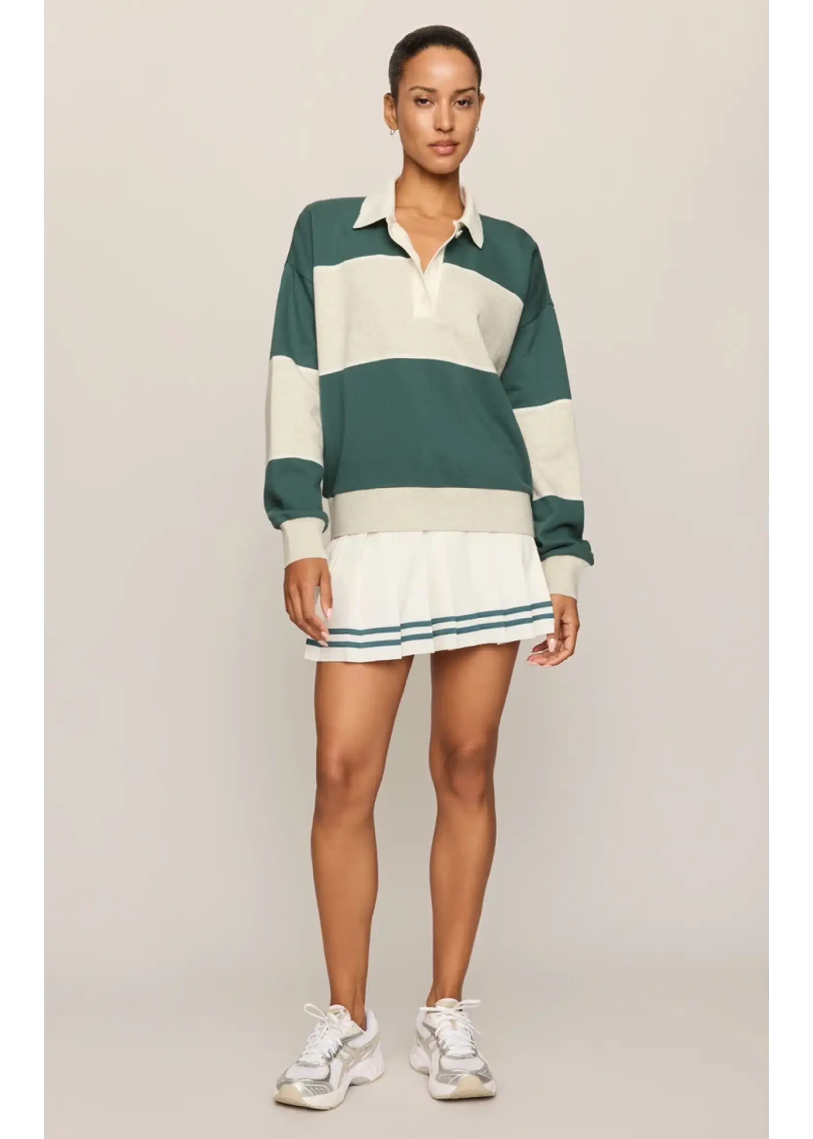 Z Supply Study Break Polo Sweatshirt - ZVT263605S