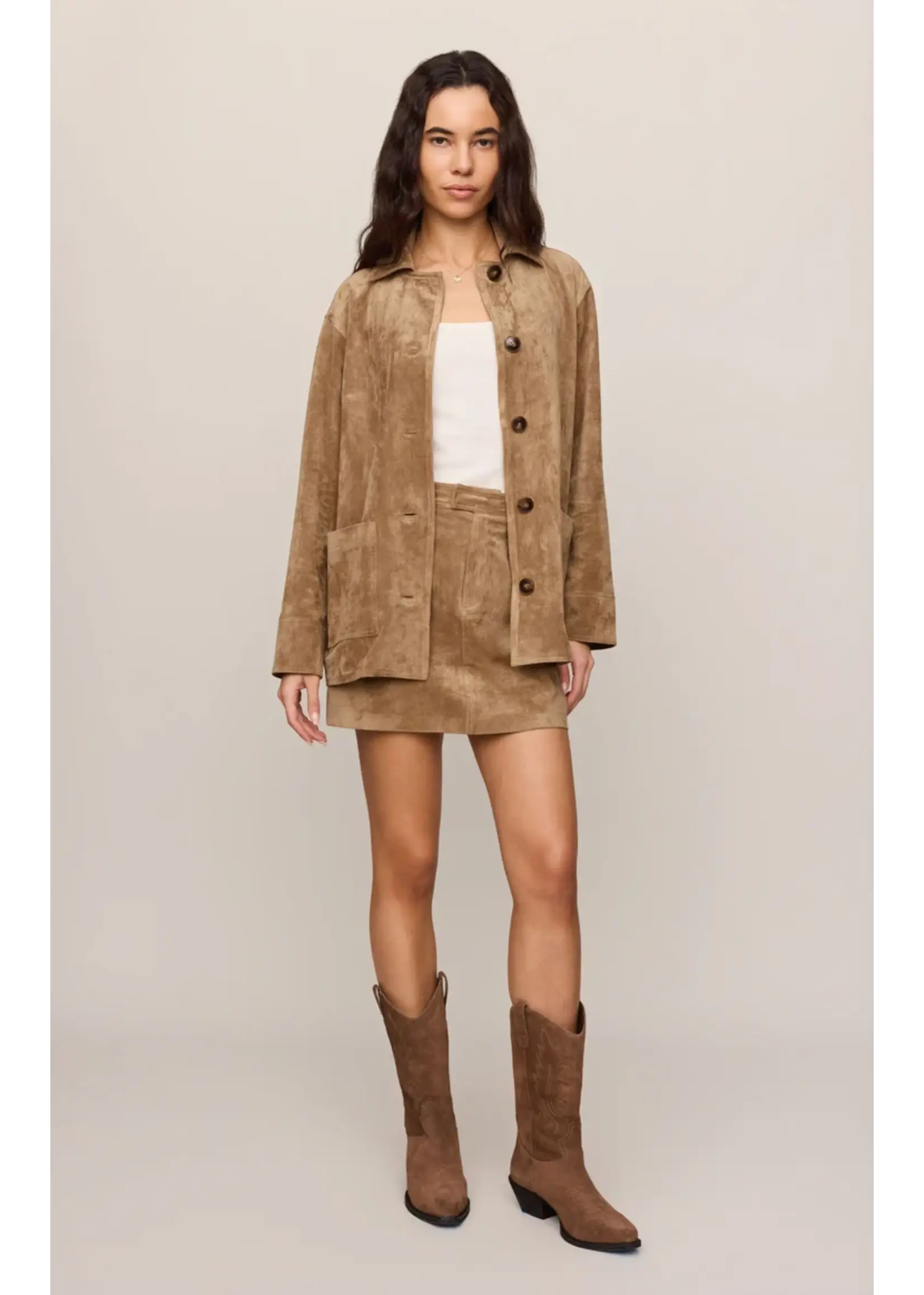Z Supply Perri Suede Mini Skirt - ZK263360