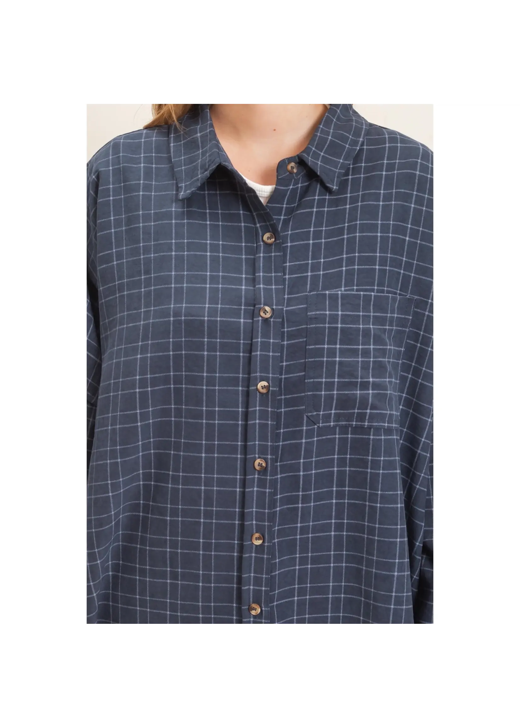 HYFVE Plaid Button-Up Shirt - HF26E734