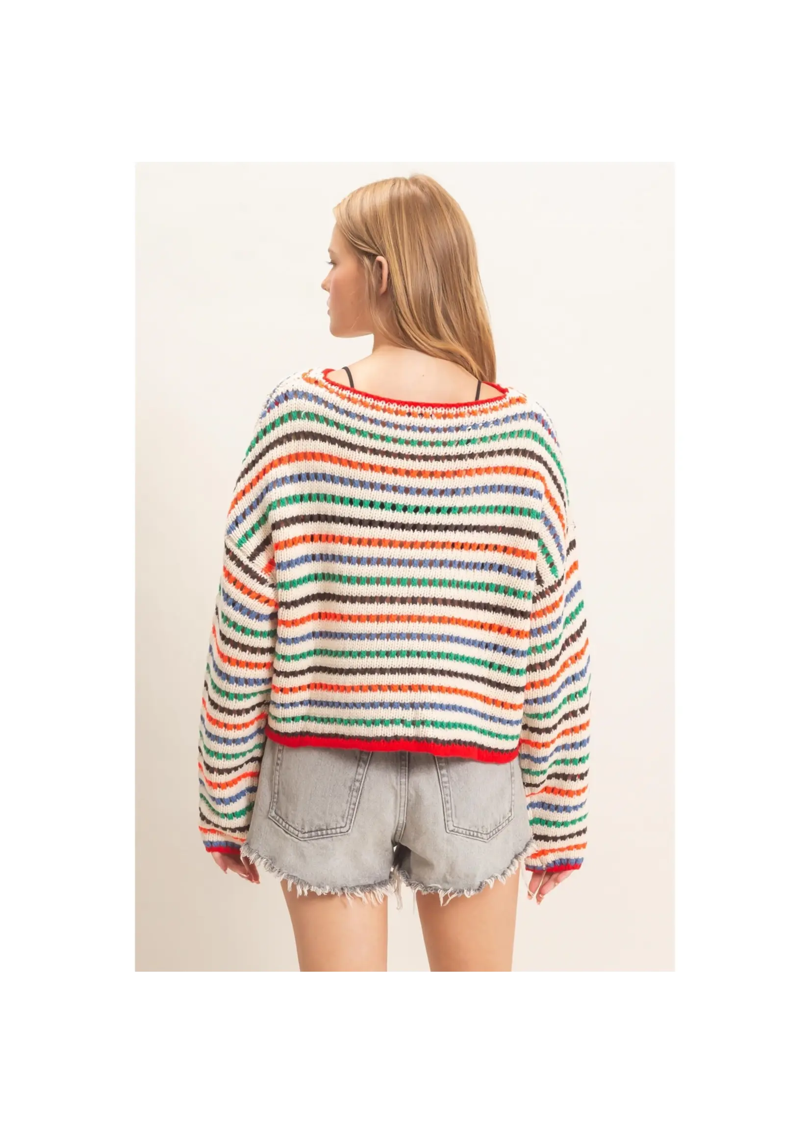 HYFVE Striped Knit Sweater - HF26F189