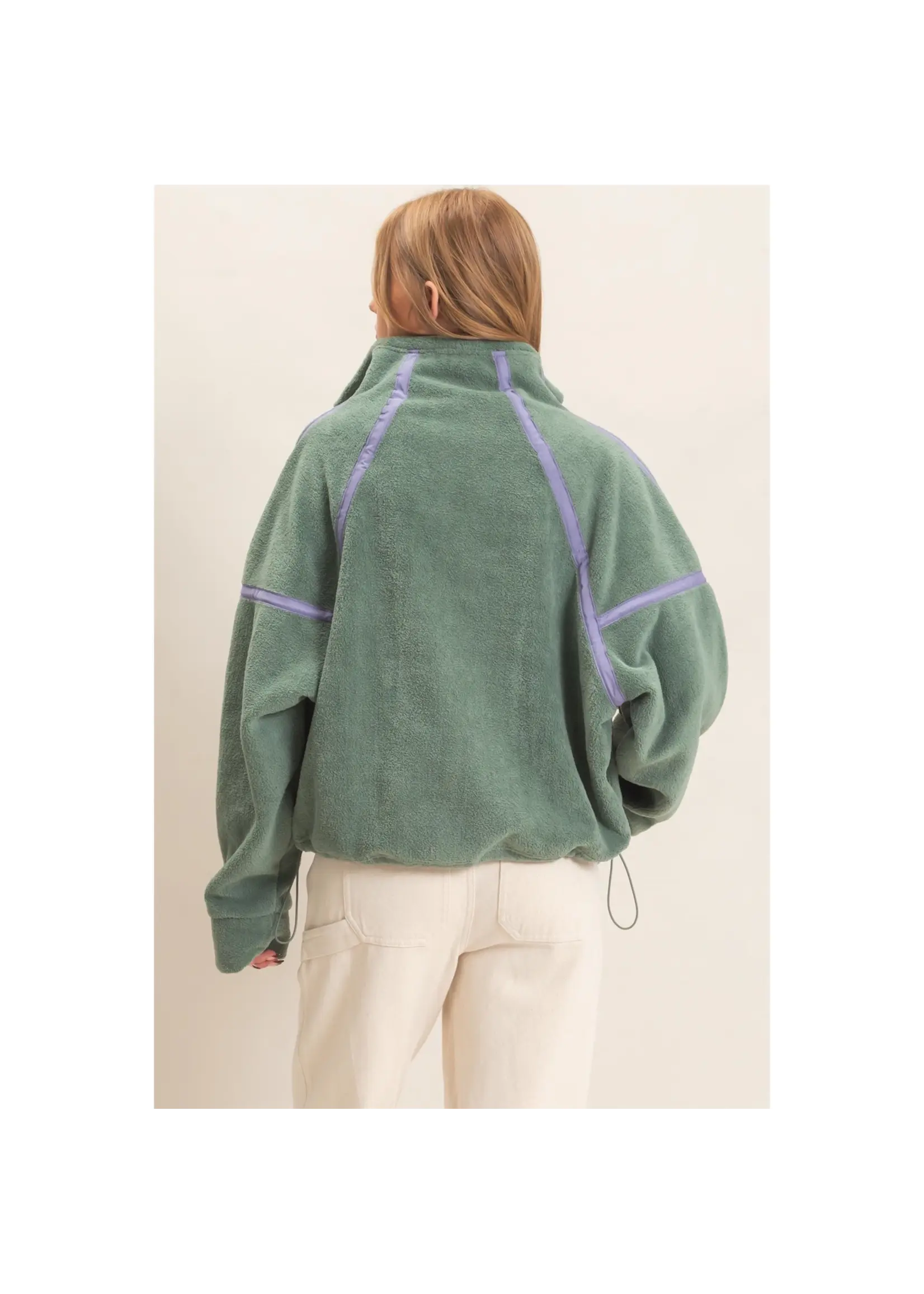 HYFVE Contrast Half-Zip Pullover - HF26F206-D