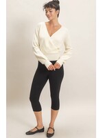 HYFVE Wrap V Neck Sweater - DZ26E948