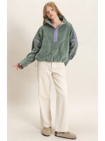 HYFVE Contrast Half-Zip Pullover - HF26F206-D
