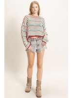 HYFVE Striped Knit Sweater - HF26F189