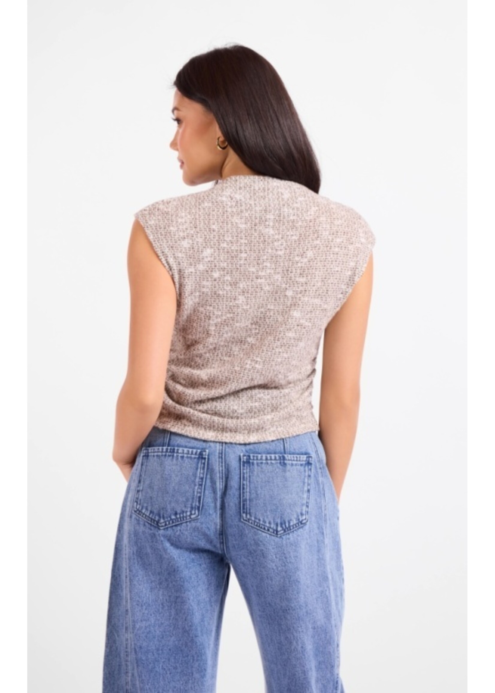 Sadie & Sage Billie Ruched Knit Top - AJ3221