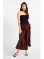 Sadie & Sage Hot Coffee Strapless Midi Dress - AJ3325