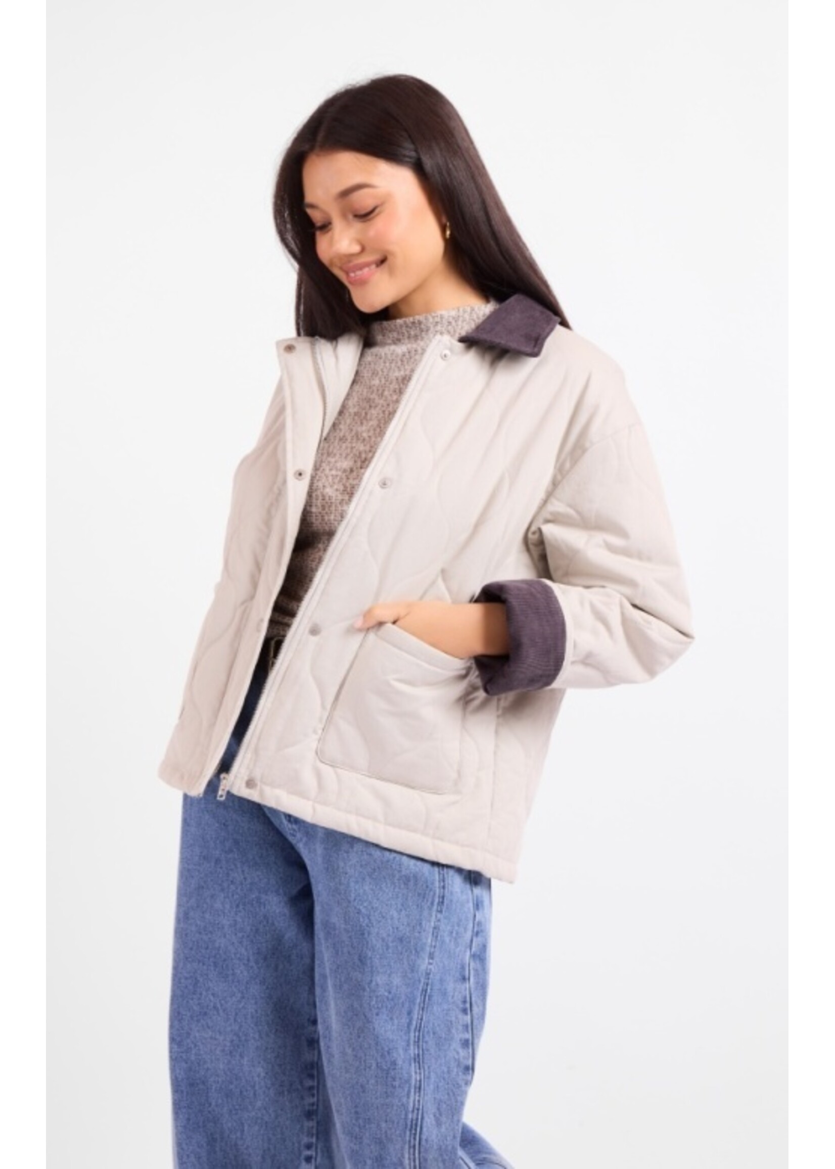 Sadie & Sage Chloe Quilted Barn Jacket - AJ3545