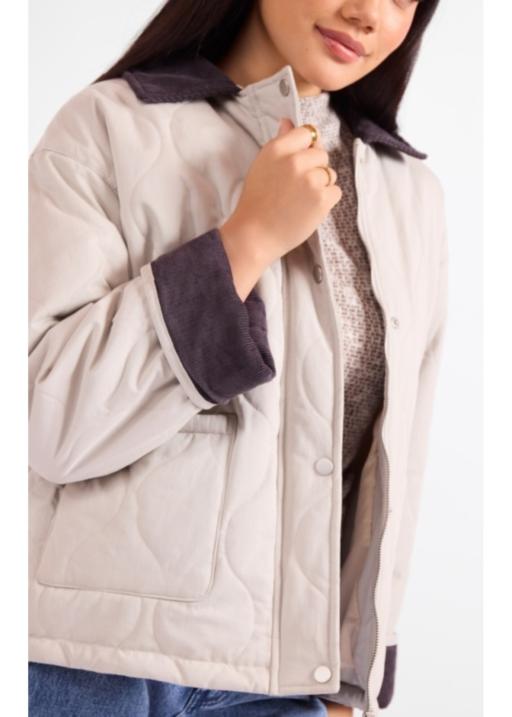 Sadie & Sage Chloe Quilted Barn Jacket - AJ3545