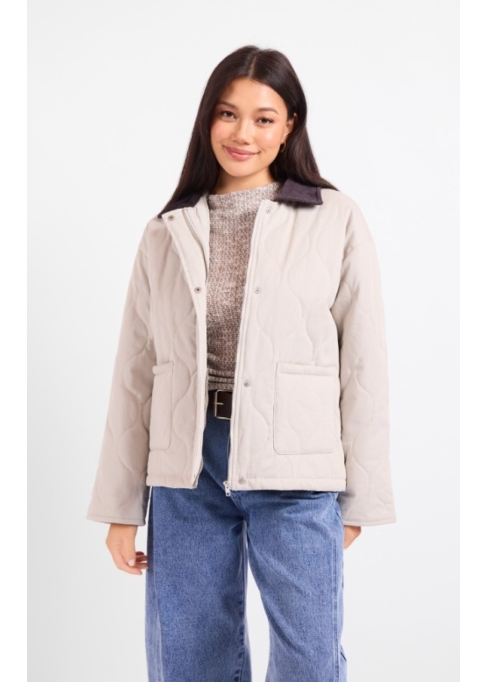 Sadie & Sage Chloe Quilted Barn Jacket - AJ3545