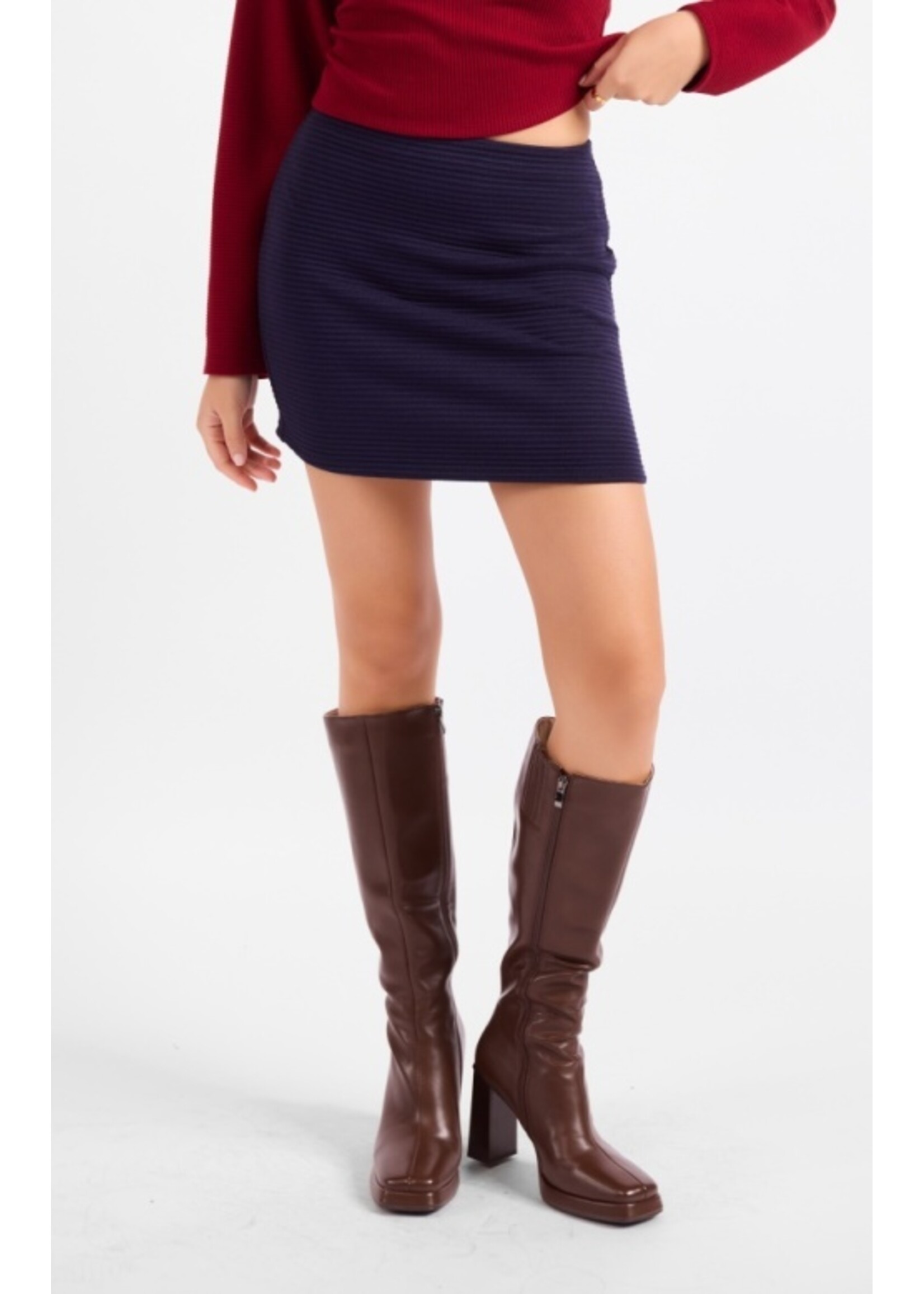 Sadie & Sage On a Stroll Mini Skirt - AJ3617