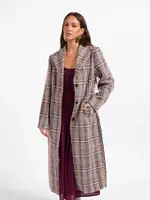 Sage The Label Flower Bed Plaid Coat - LJ3579