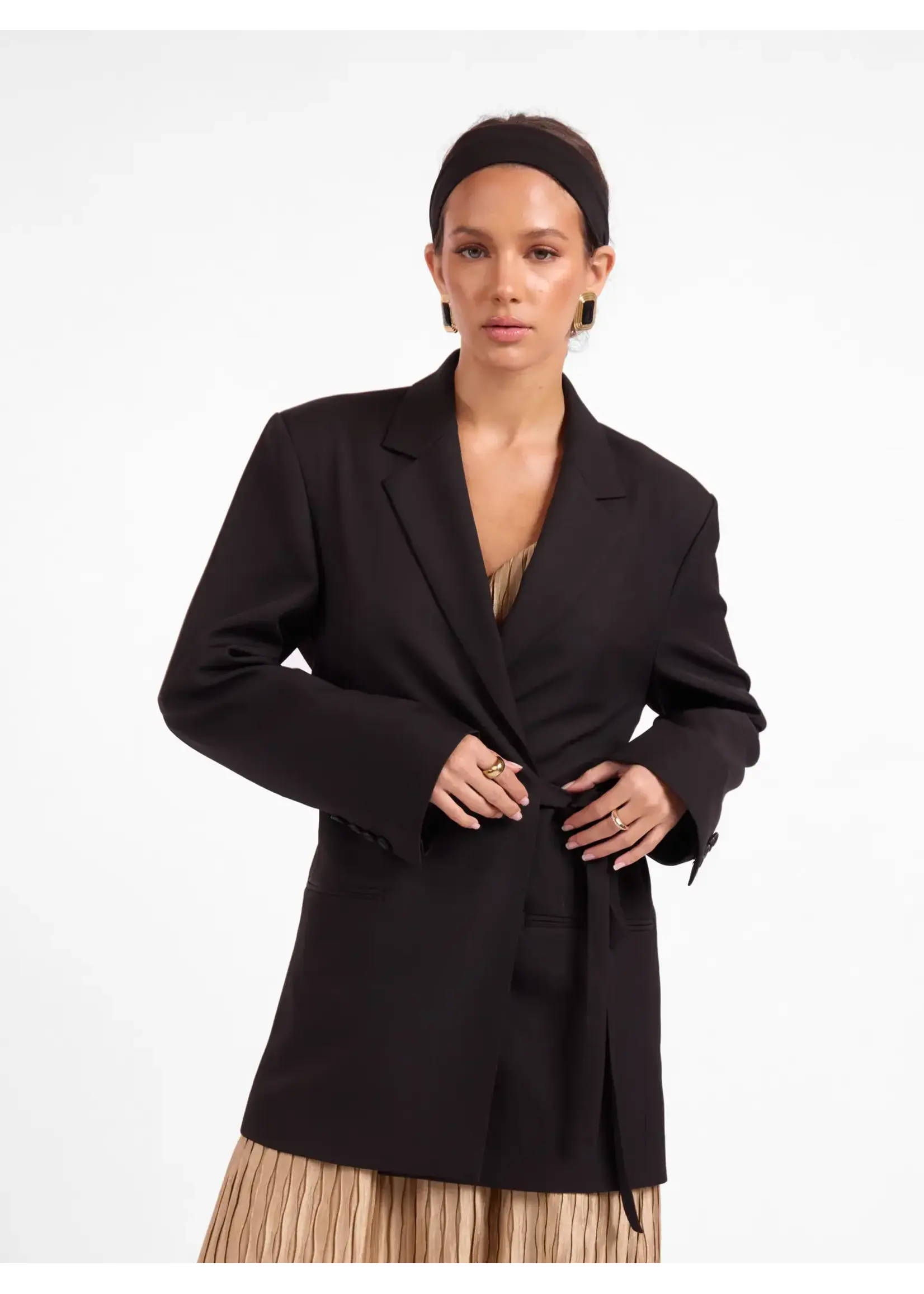 Sage The Label Georgina Waist Tie Blazer - LJ3585