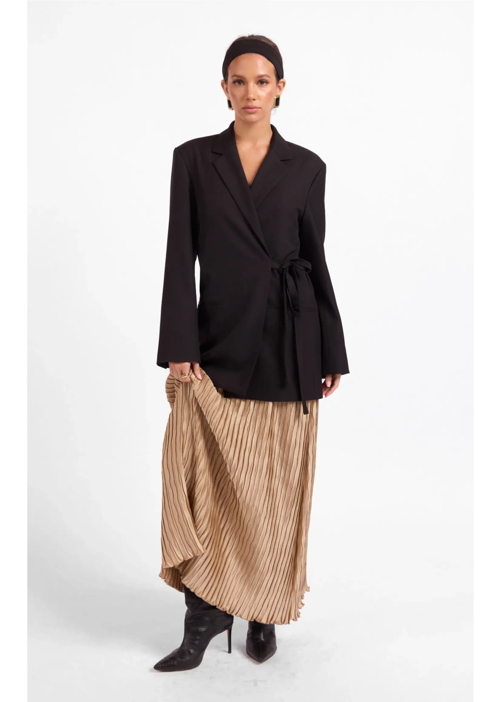 Sage The Label Georgina Waist Tie Blazer - LJ3585