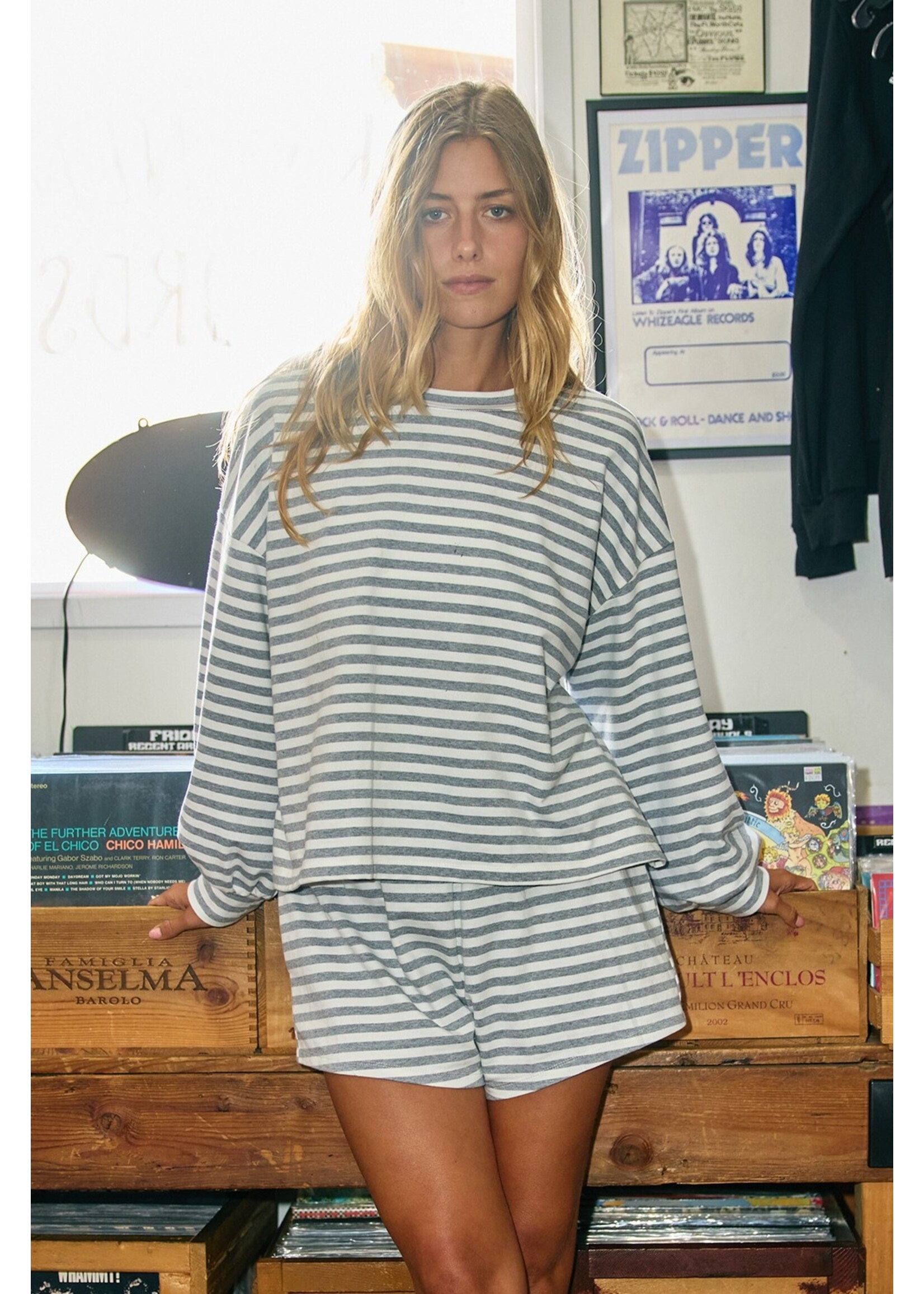 Bucketlist Oversized Crop Tshirt - IT2819