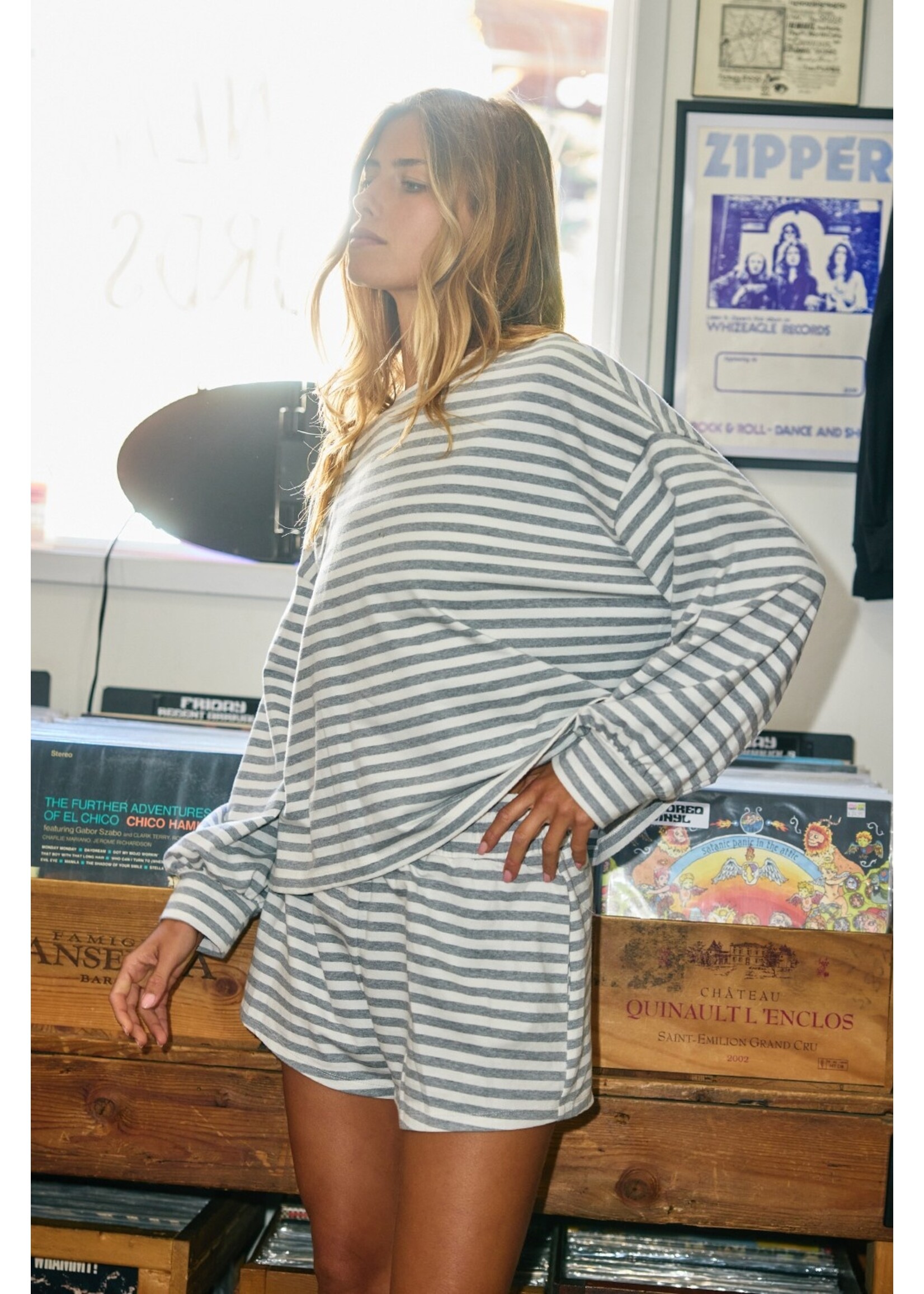 Bucketlist Oversized Crop Tshirt - IT2819