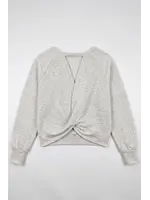 Bucketlist Criss Cross Back Sweatshirt - IT10041A