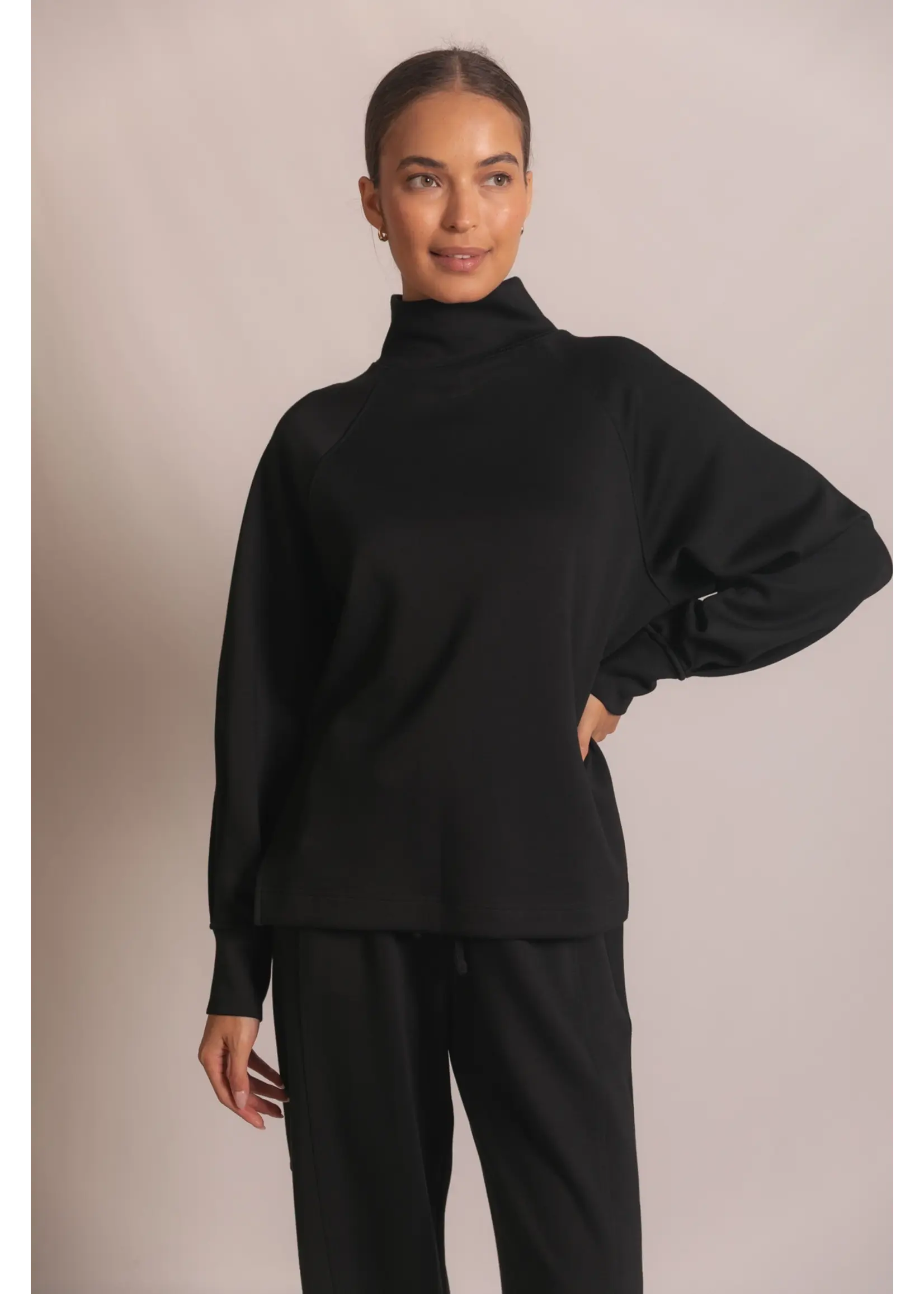Before You Collection P.Cill Butter Modal Mockneck LS - PT11172