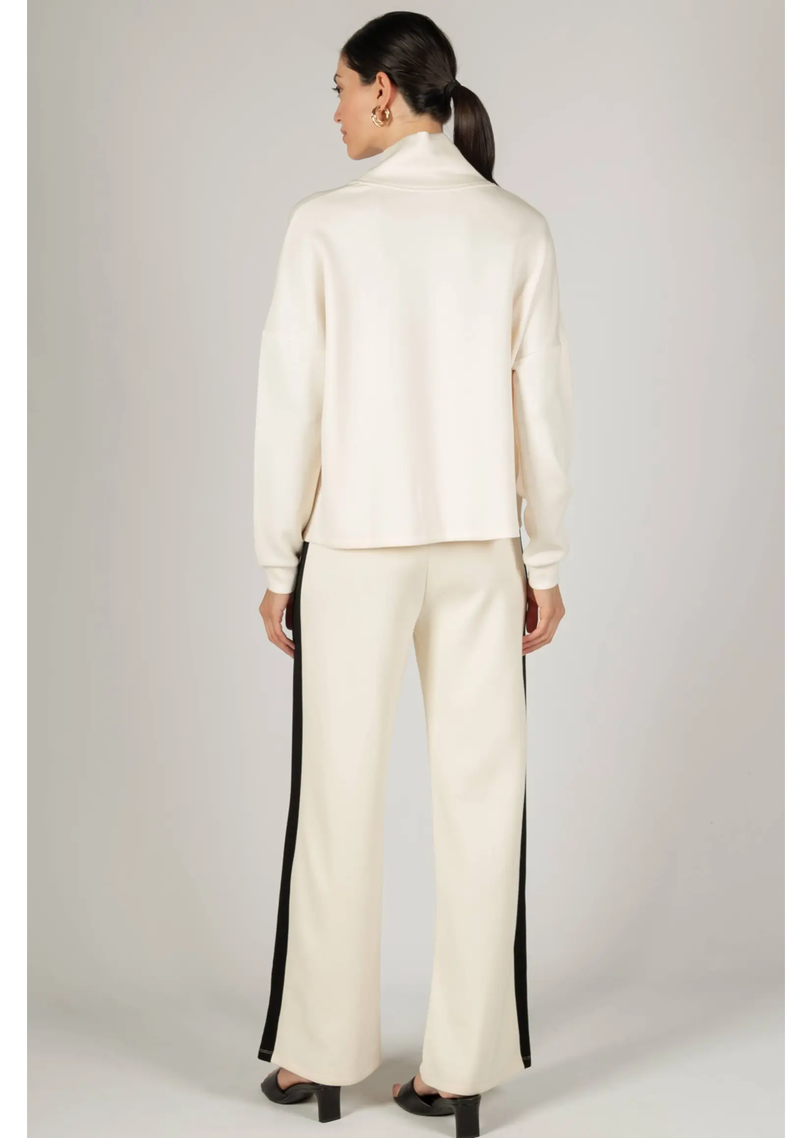 Before You Collection P.Cill Butter Modal Cowl Neck LS Top - PT10457-B