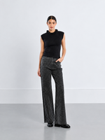 Molly Bracken Knitted Ruffle Neck Sleeveless Sweater - EL1174EN