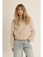 Molly Bracken Faux Fur Zip Up Jacket - HA120EH