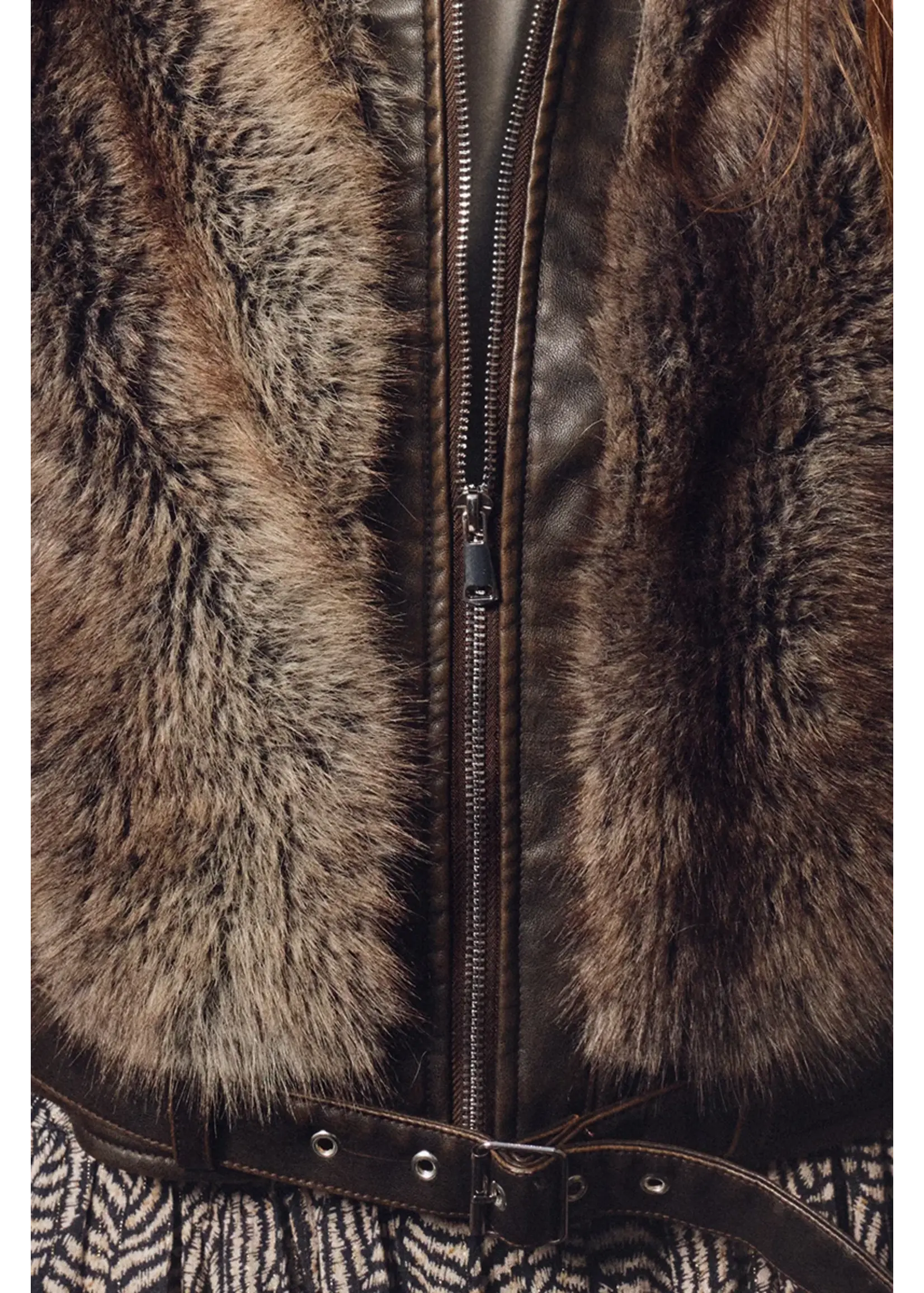 Molly Bracken Bi-Material Zipped Jacket - HA124EH