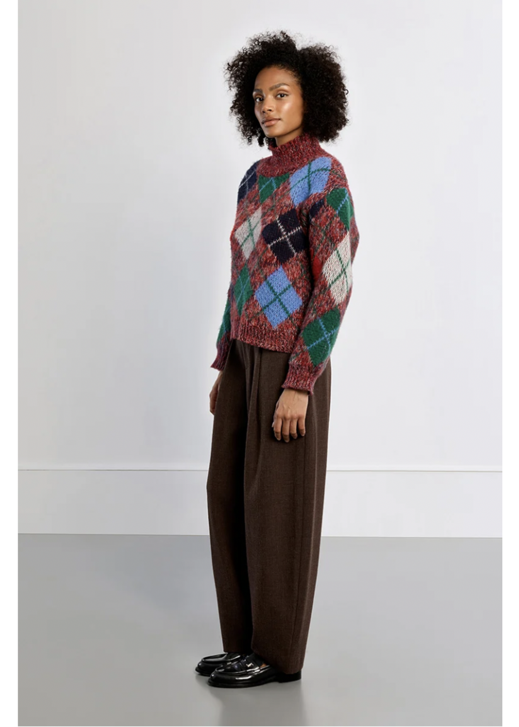 Molly Bracken Plaid Sweater - LAL715EH