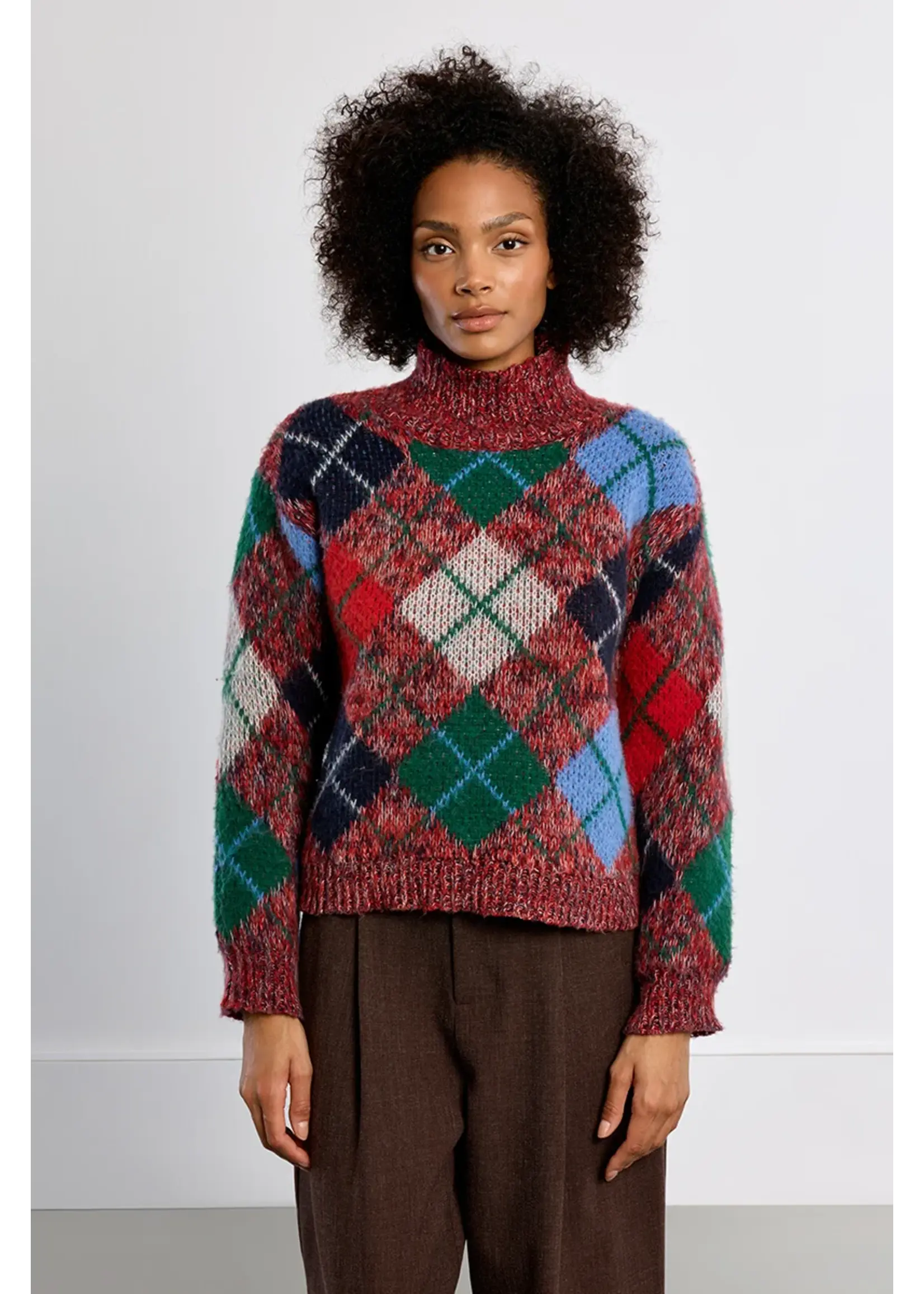 Molly Bracken Plaid Sweater - LAL715EH