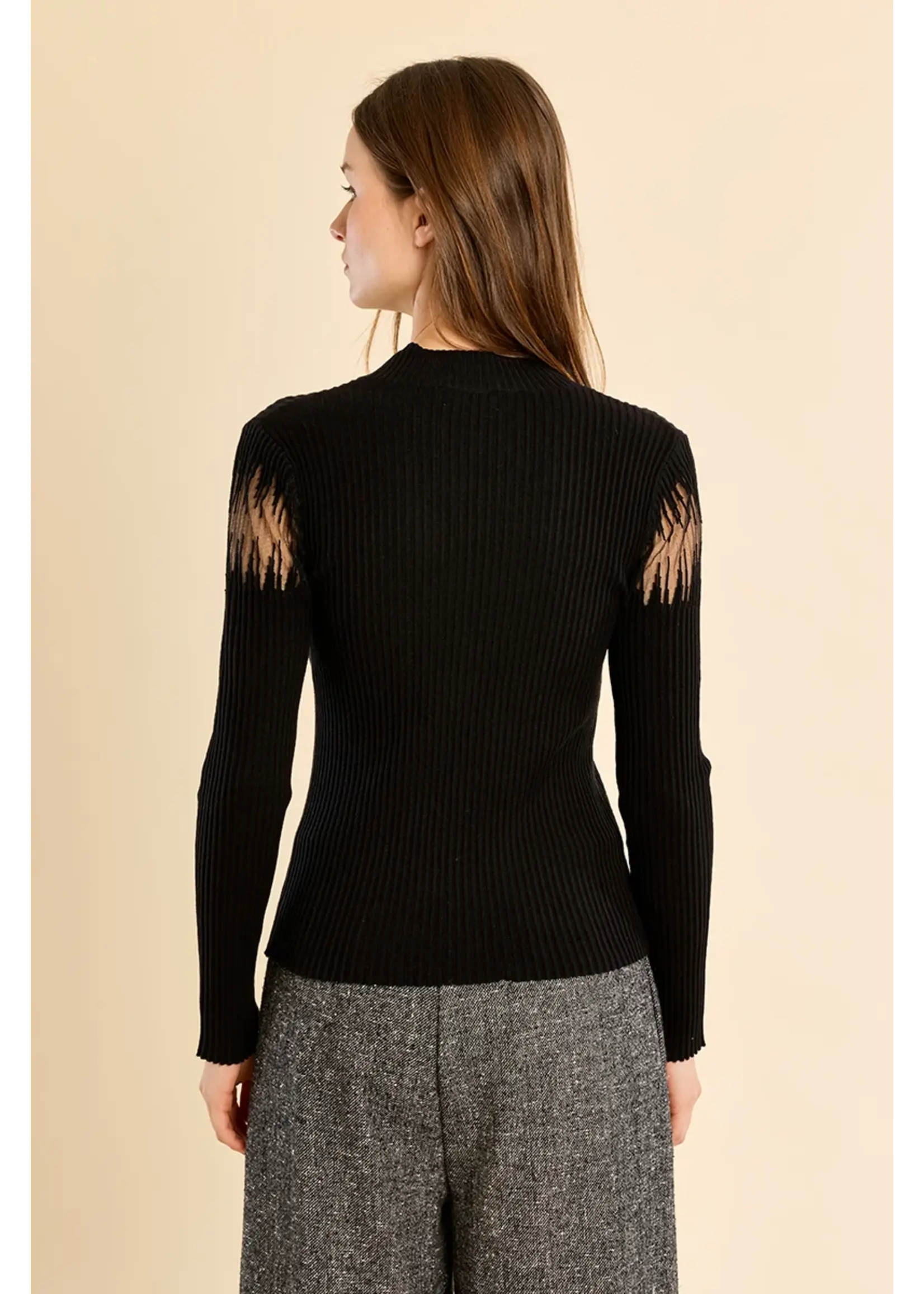Molly Bracken Fine Ribbed Sweater - T2323EH