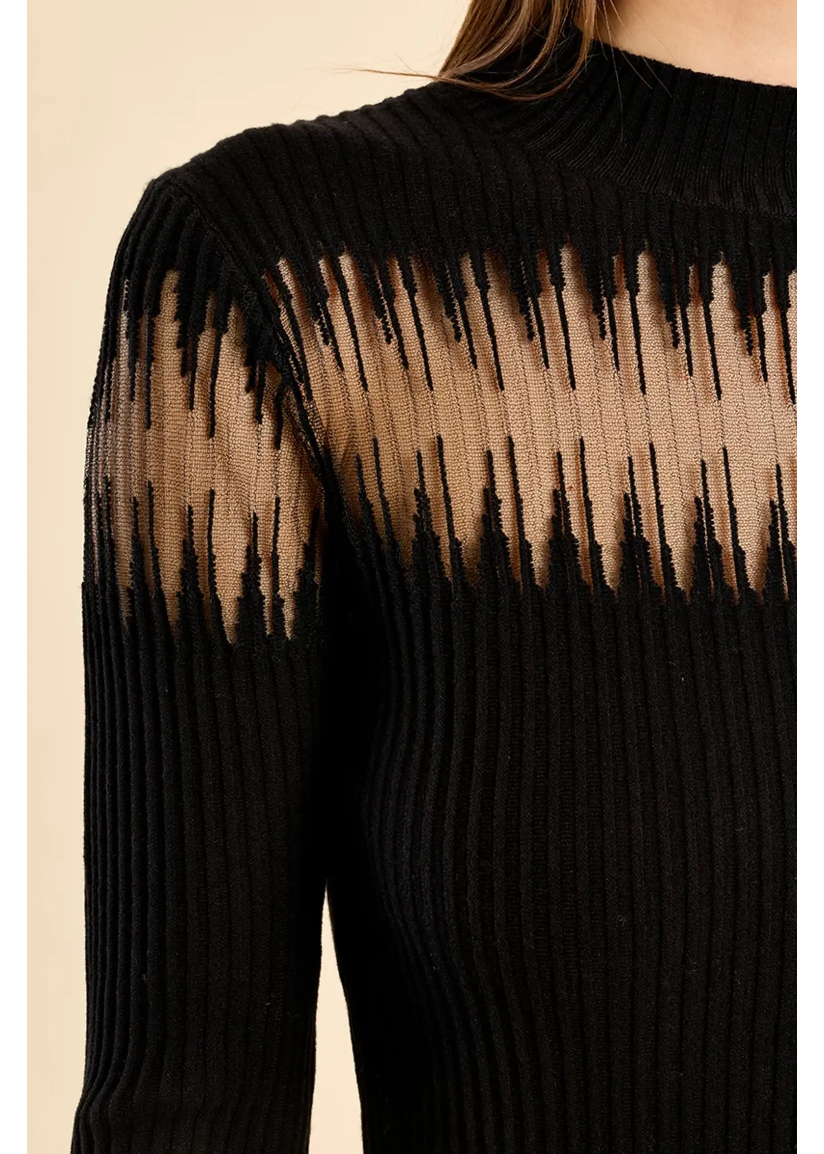 Molly Bracken Fine Ribbed Sweater - T2323EH